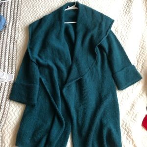 Teal Sweater Cardigan